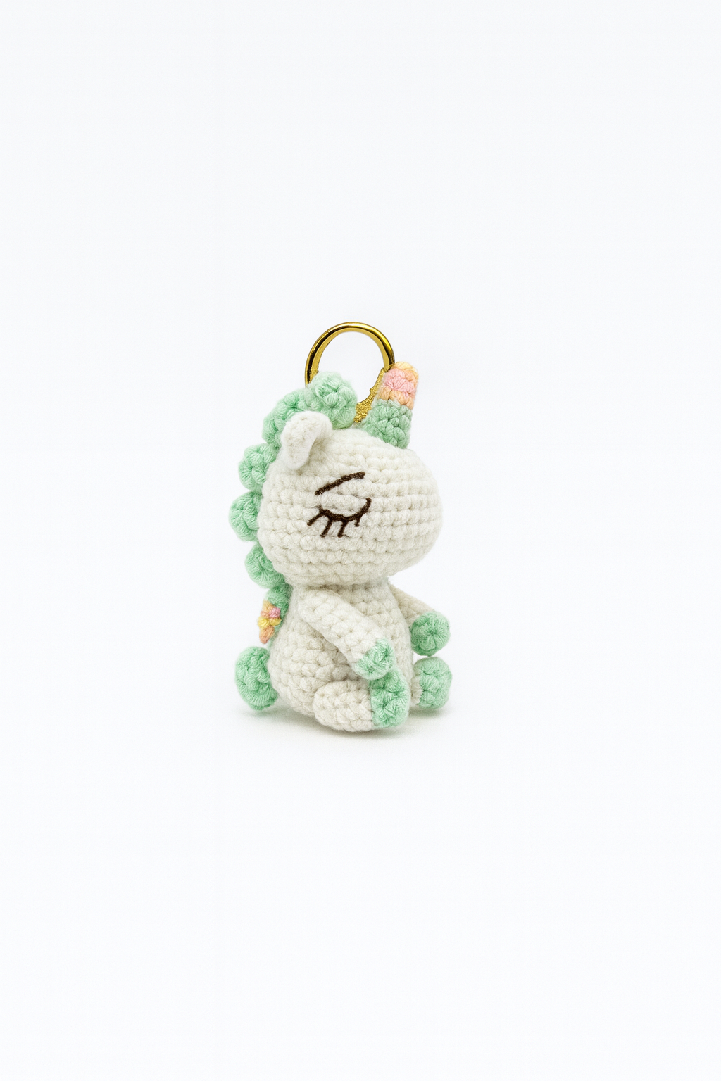 Crochet Unicorn Keychain