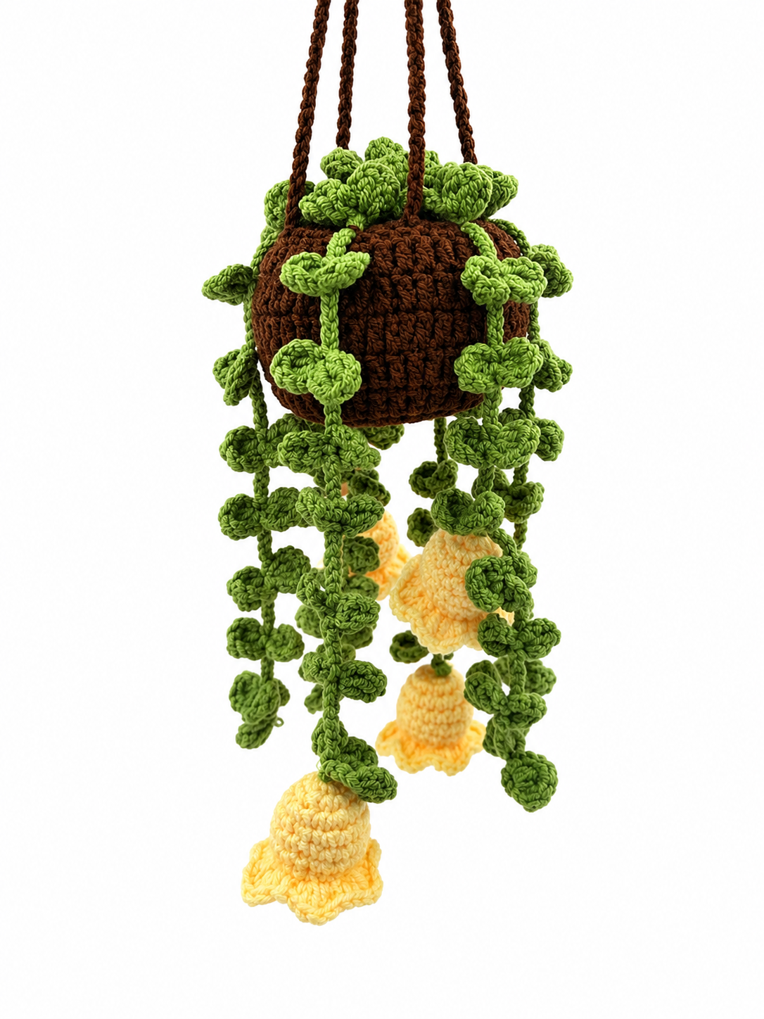 Handmade Crochet Hanging Flower Plant