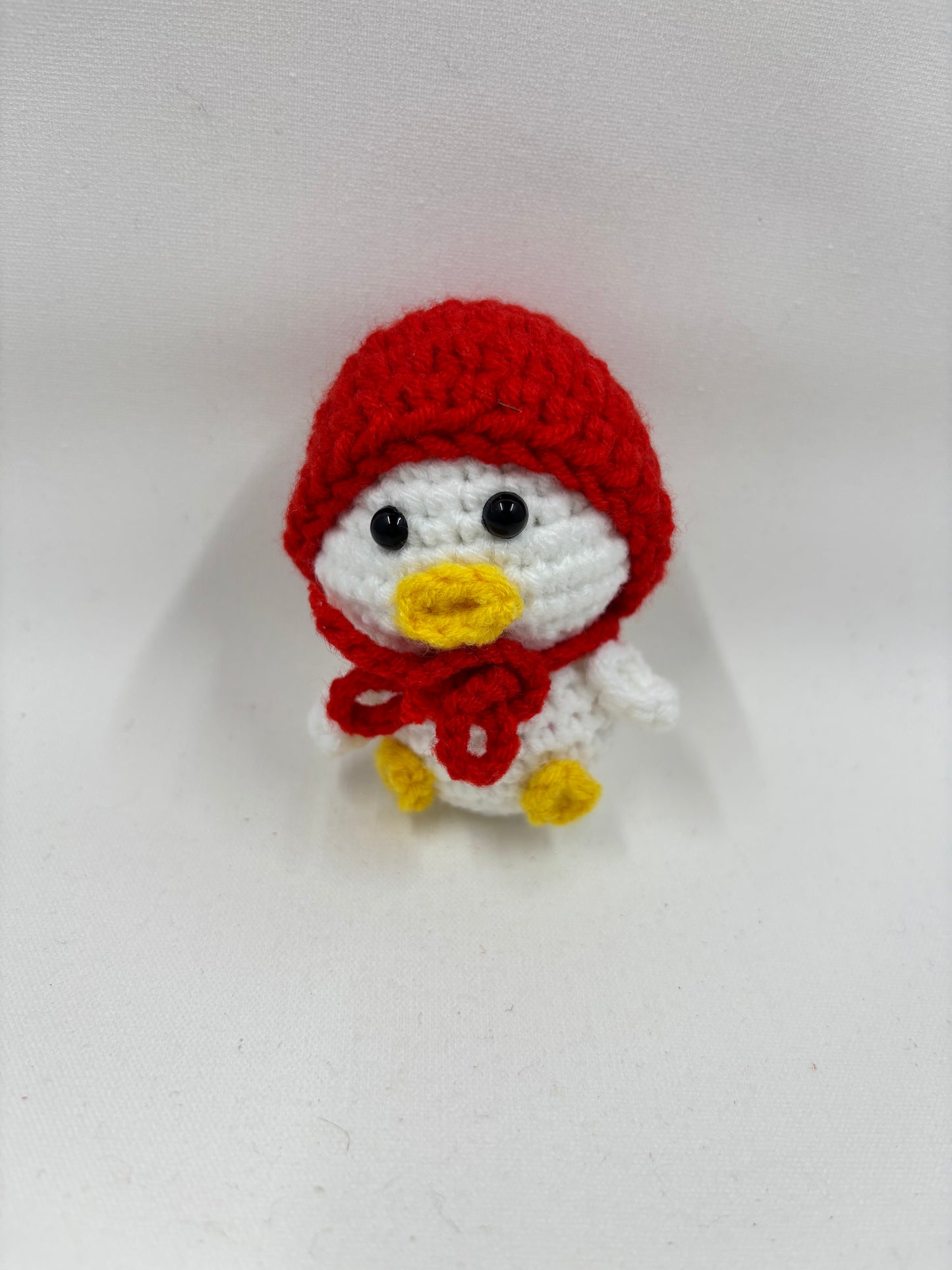 Crochet Duck with Hat & Scarf Keychain