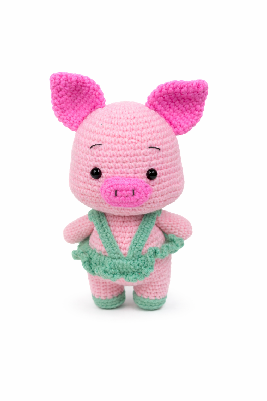 Crochet Pig Plushie with Dress
