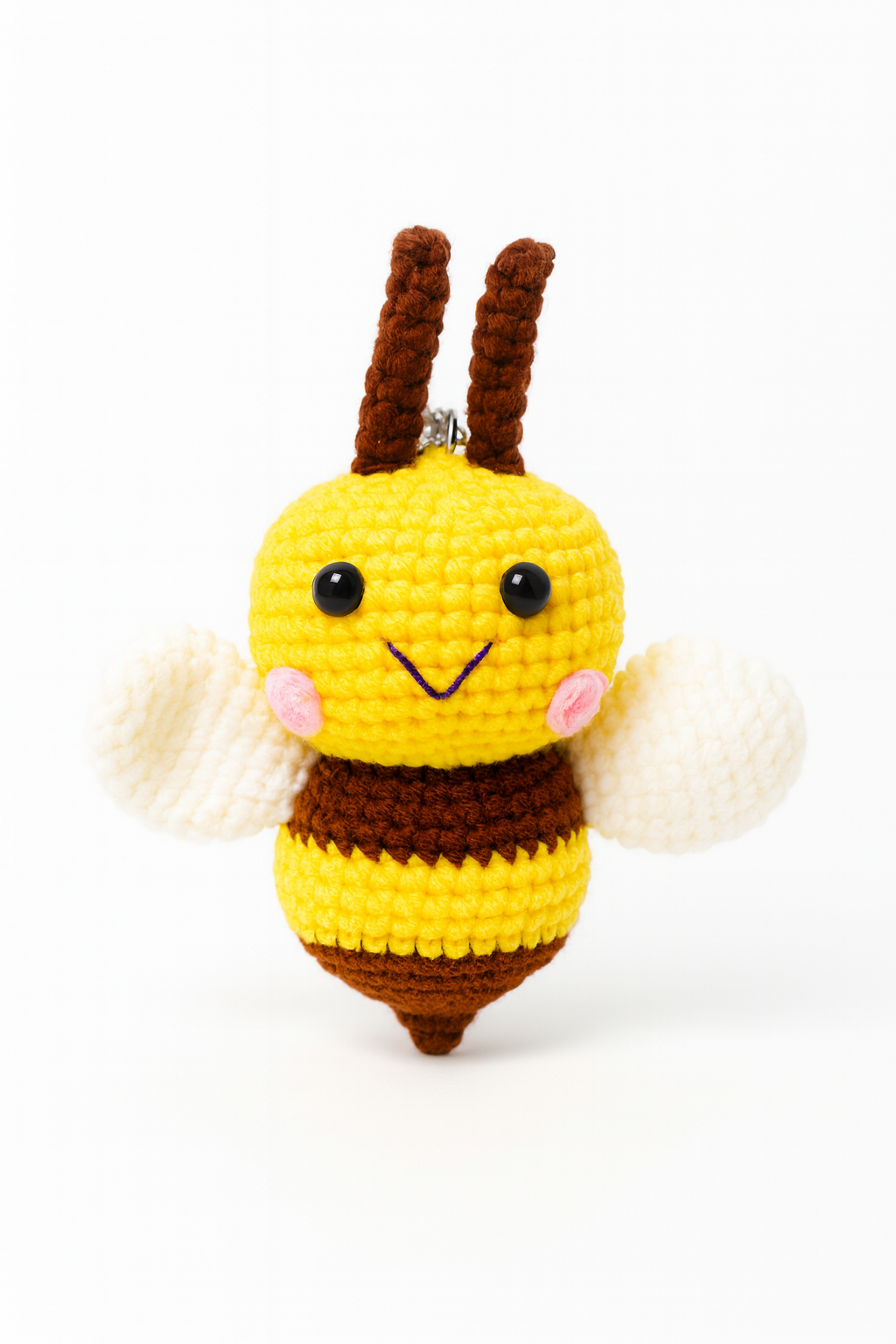Crochet Happy Bee Plushie
