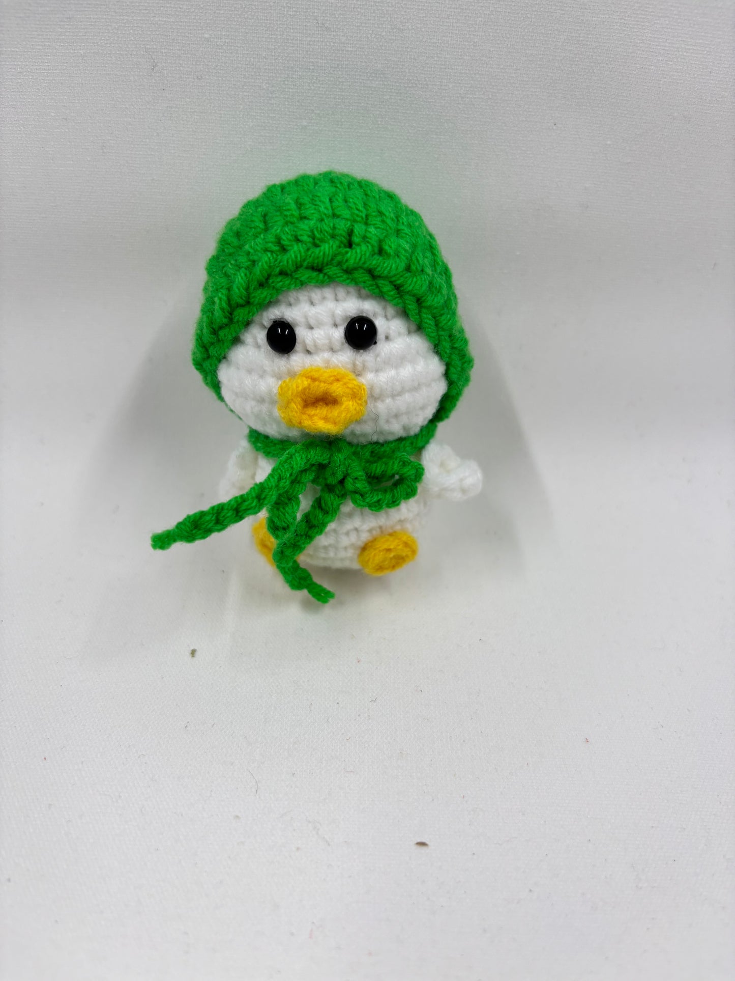 Crochet Duck with Hat & Scarf Keychain