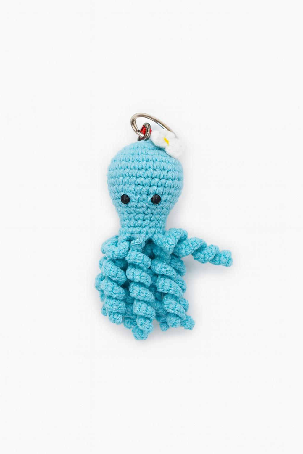 Crochet Octopus Keychain