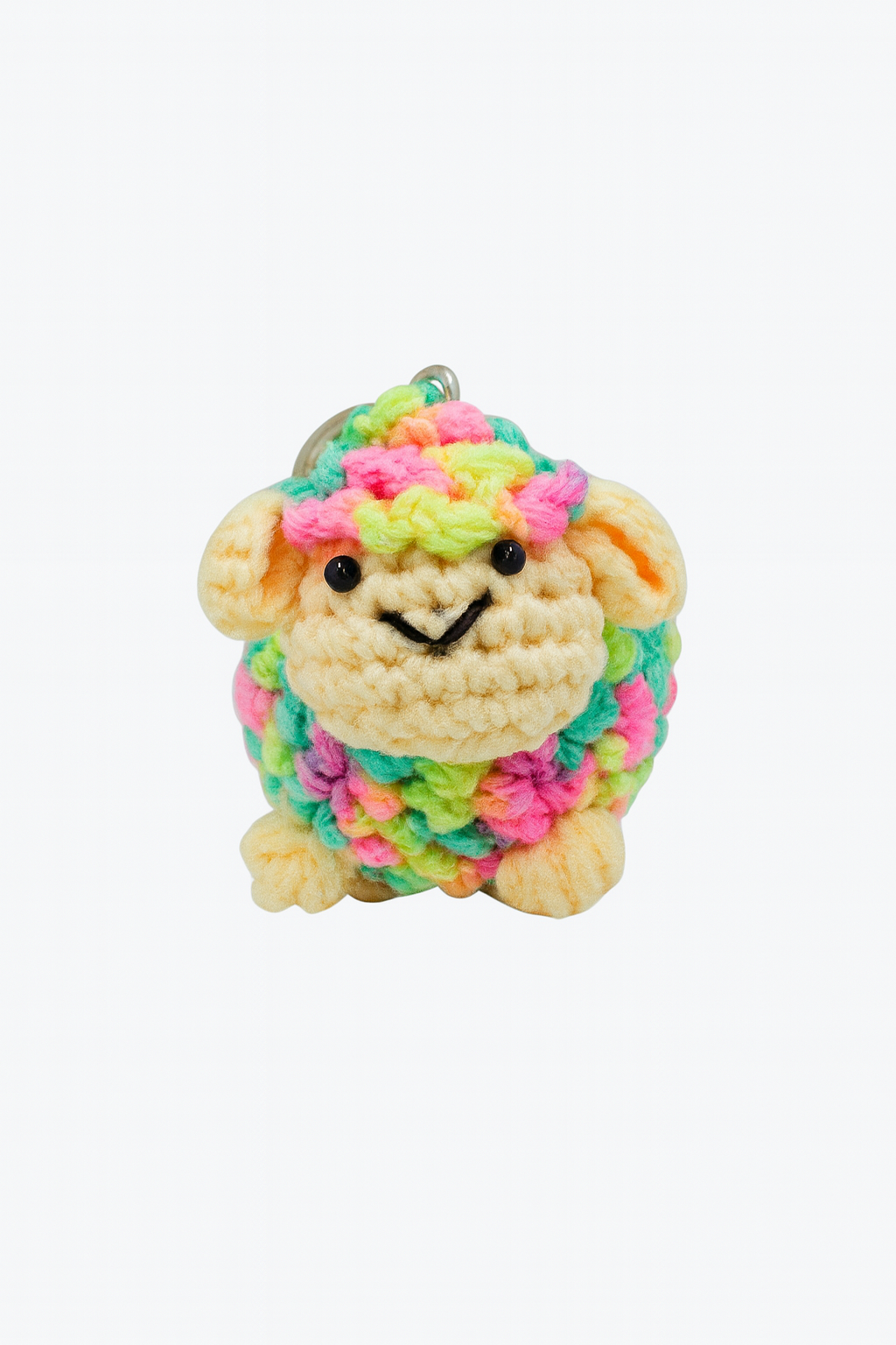 Crochet Sheep Keychain