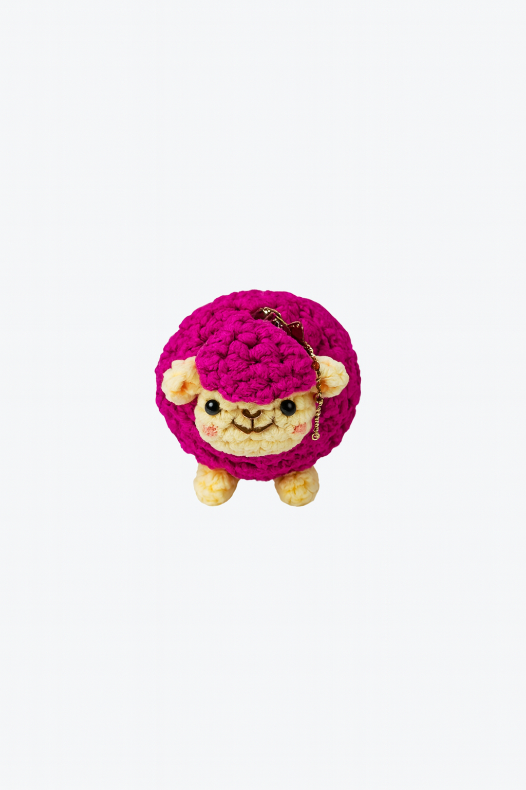 Crochet Sheep Keychain