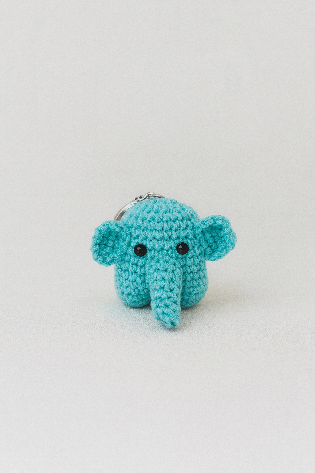 Crochet Elephant Keychain