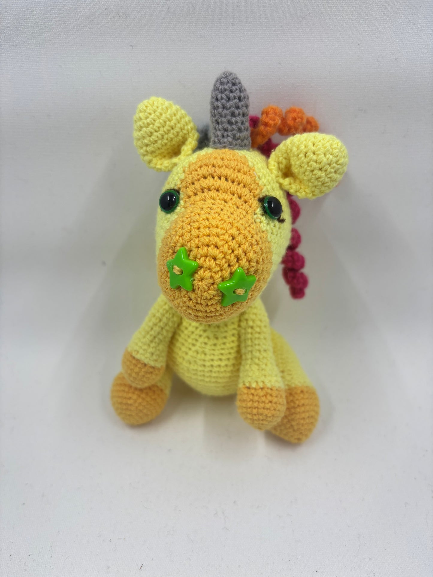 Crochet Multicolor Unicorn Plushie