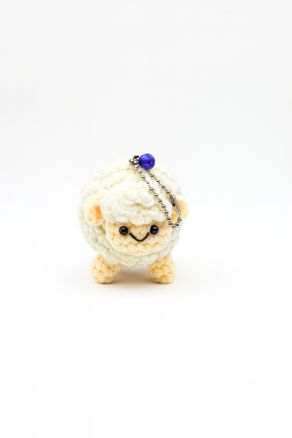 Crochet Sheep Keychain