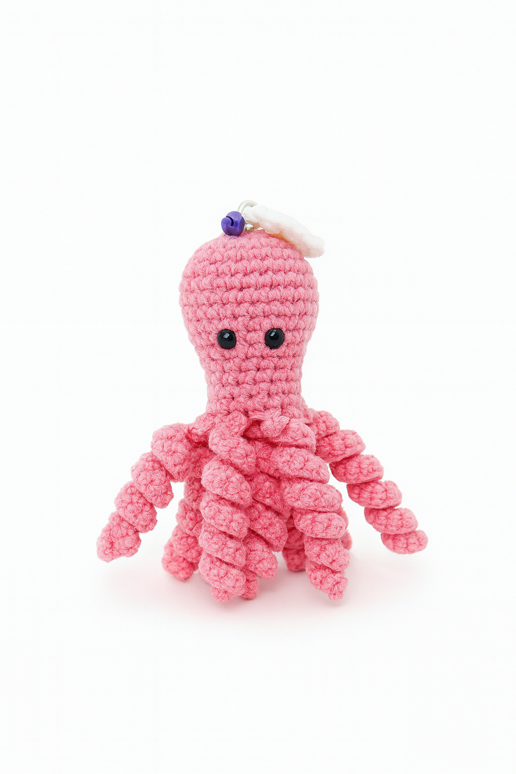 Crochet Octopus Keychain
