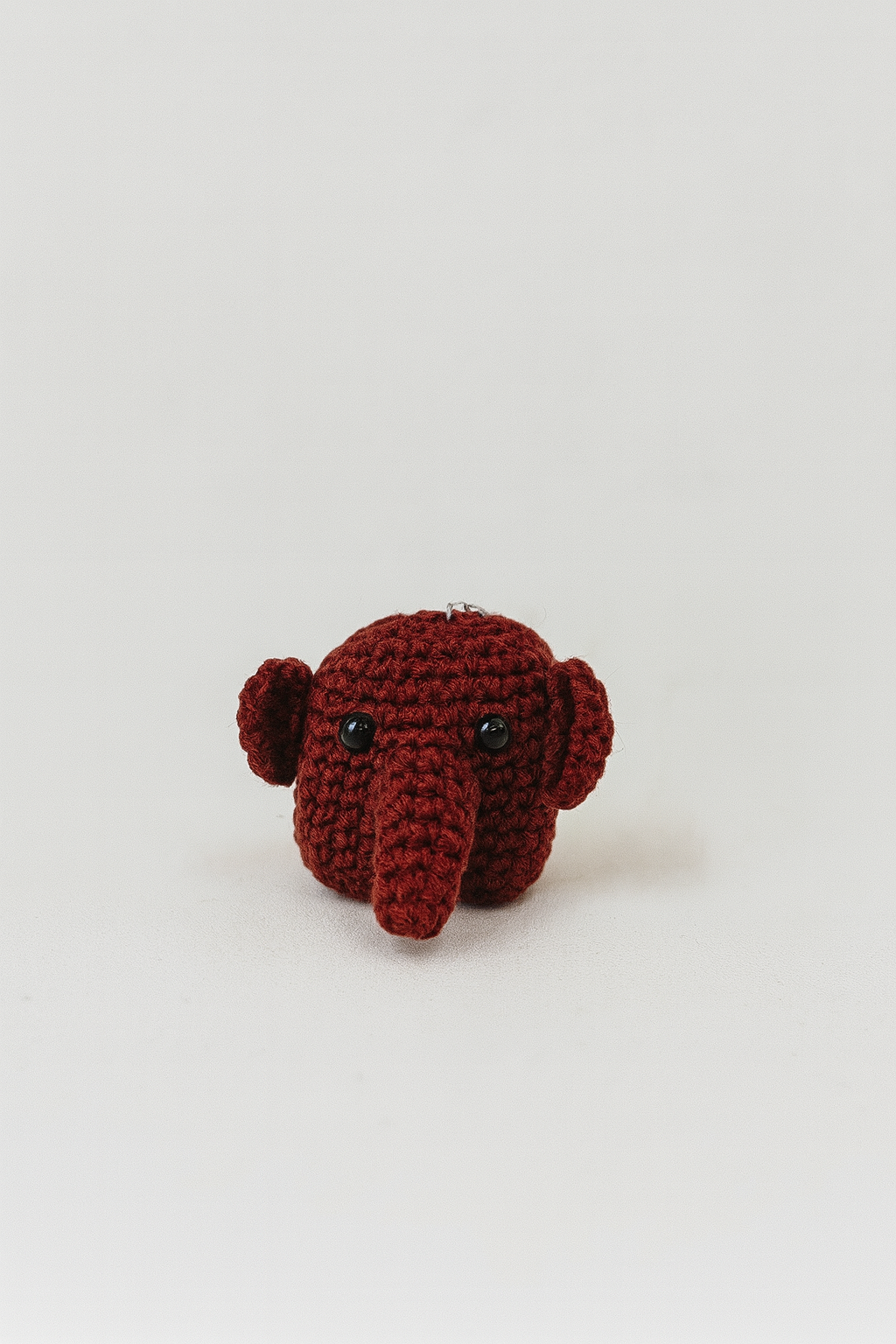 Crochet Elephant Keychain