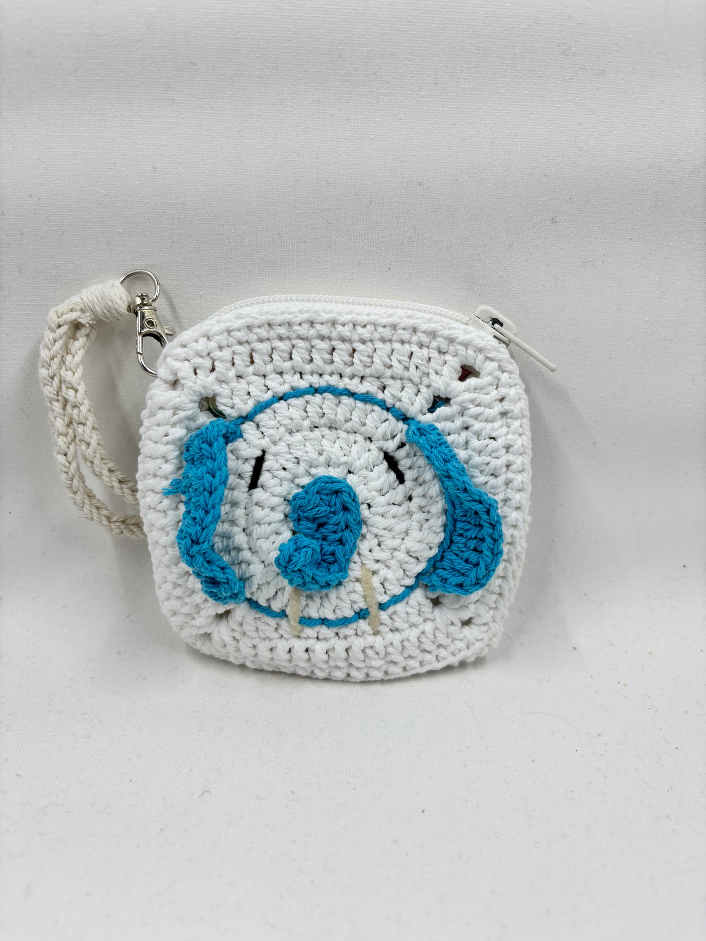 Crochet Elephant Coin Purse