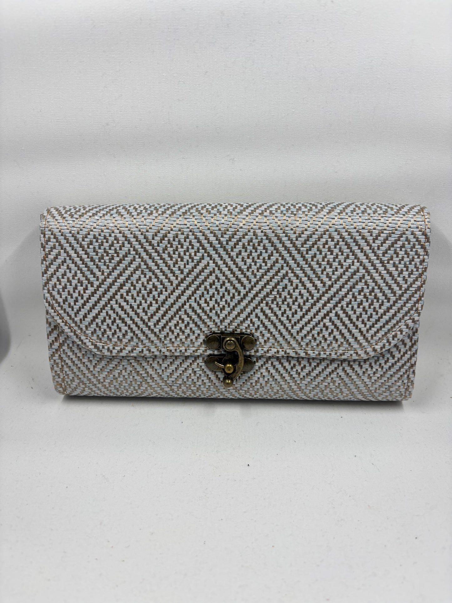 Bamboo Woven Clutch Purse