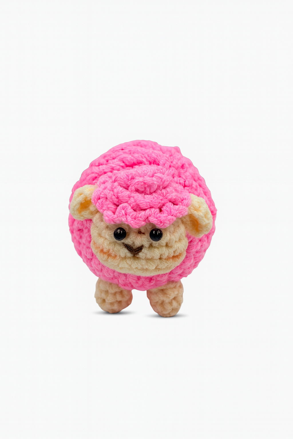 Crochet Sheep Keychain