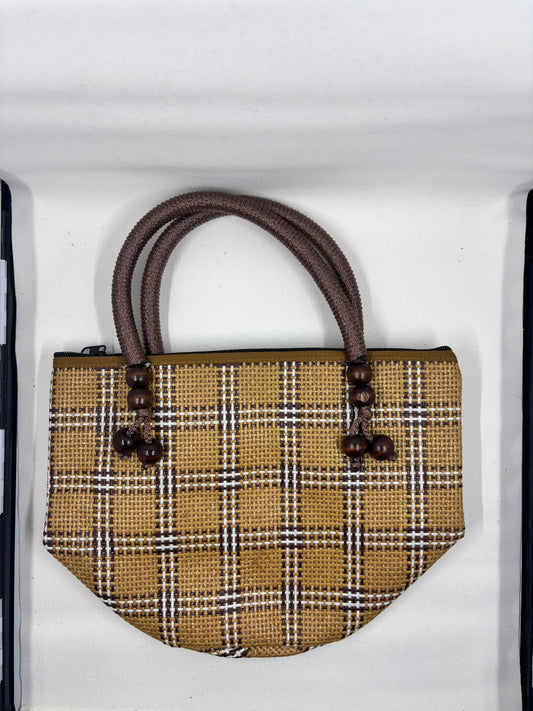 Medium Rounded Bamboo Tote Bag