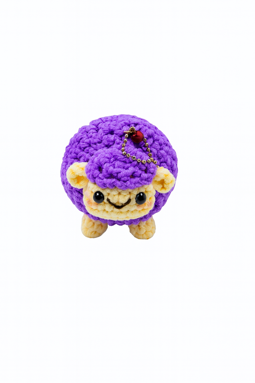 Crochet Sheep Keychain