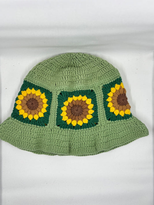 Crochet Sunflower Hat