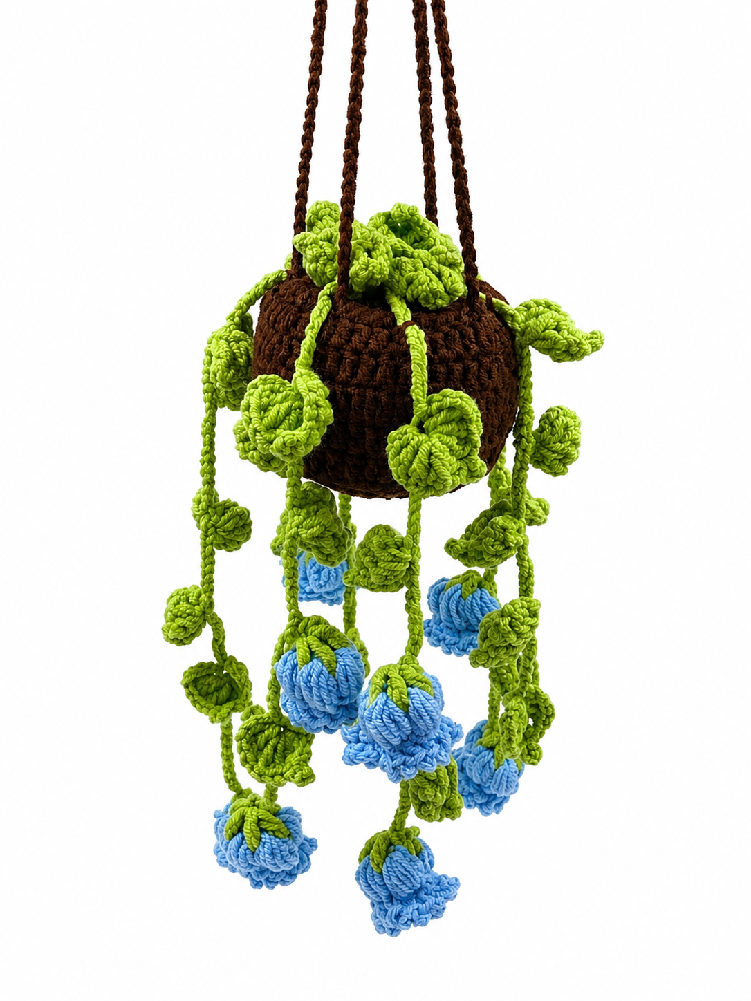 Handmade Crochet Hanging Flower Plant