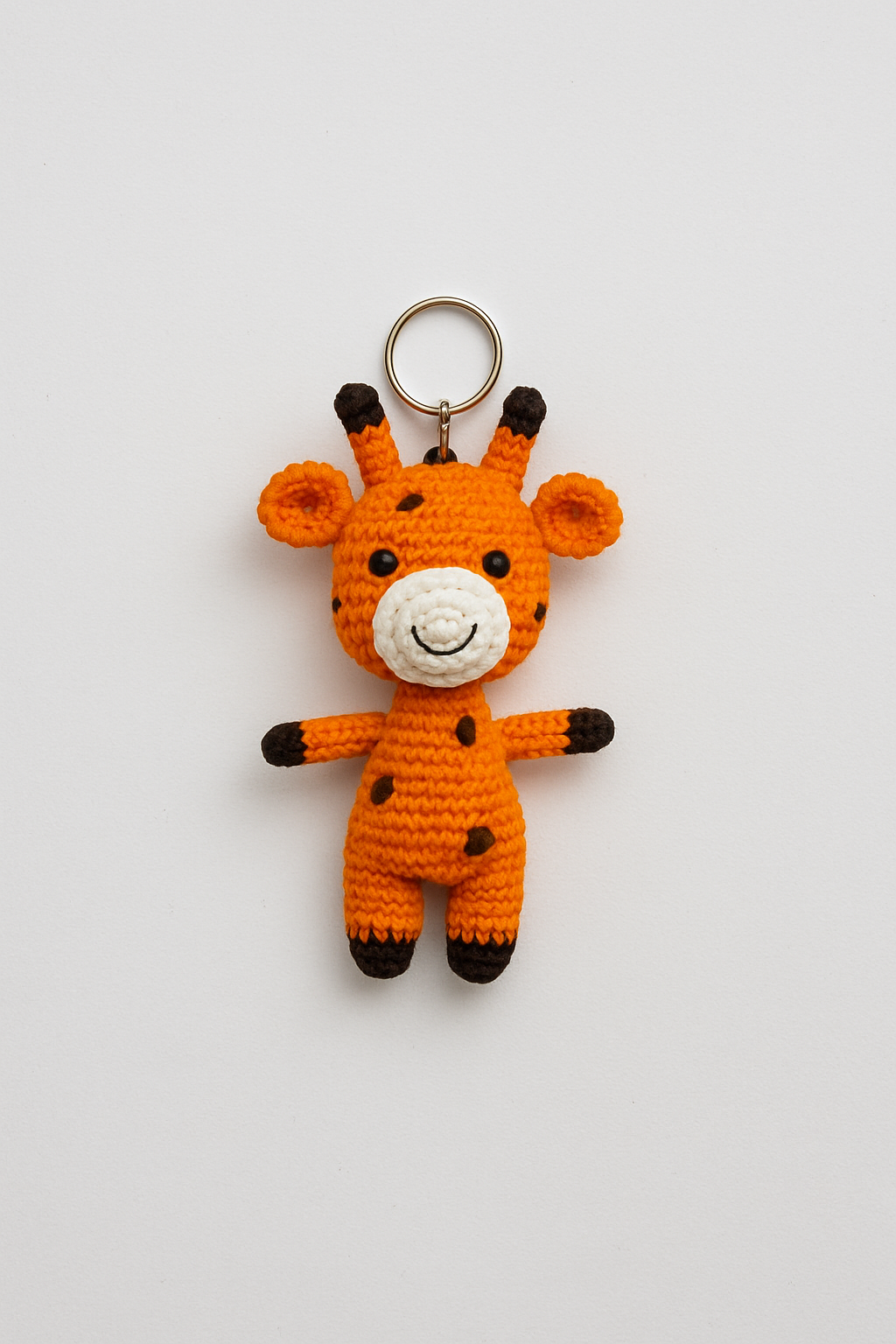 Crochet Giraffe Keychain