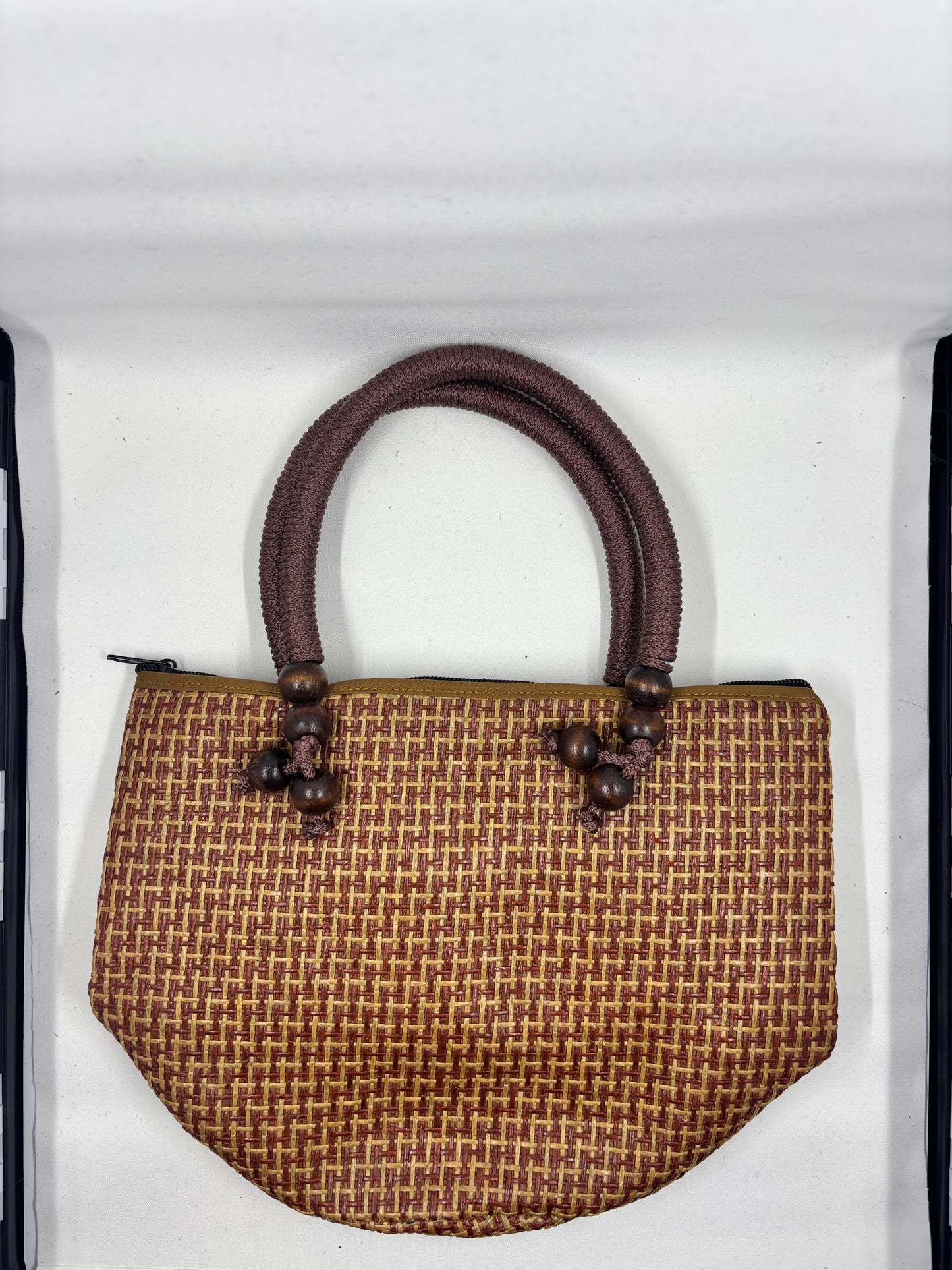 Medium Rounded Bamboo Tote Bag