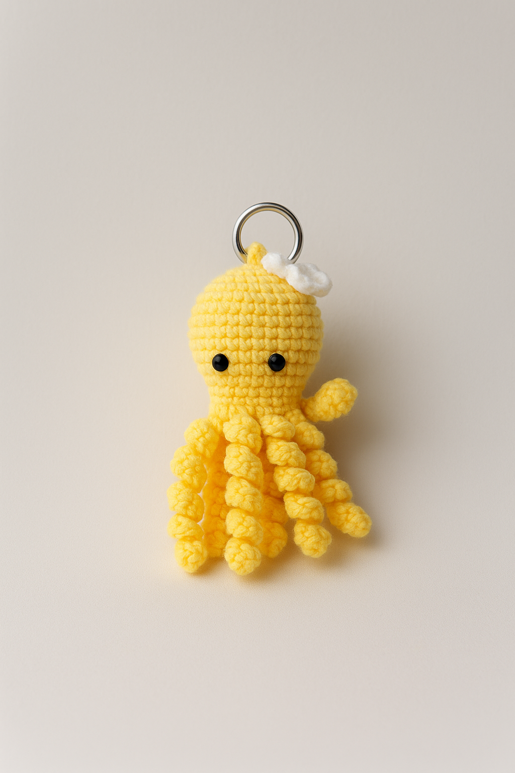 Crochet Octopus Keychain