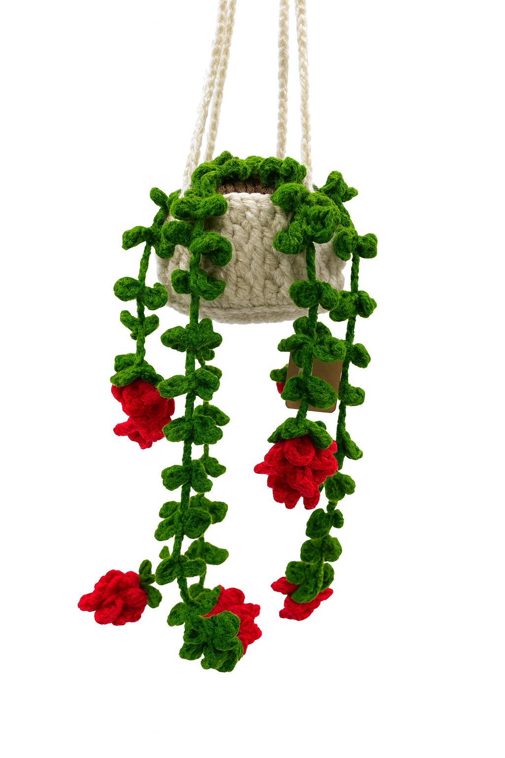 Crochet Hanging Rose Vine