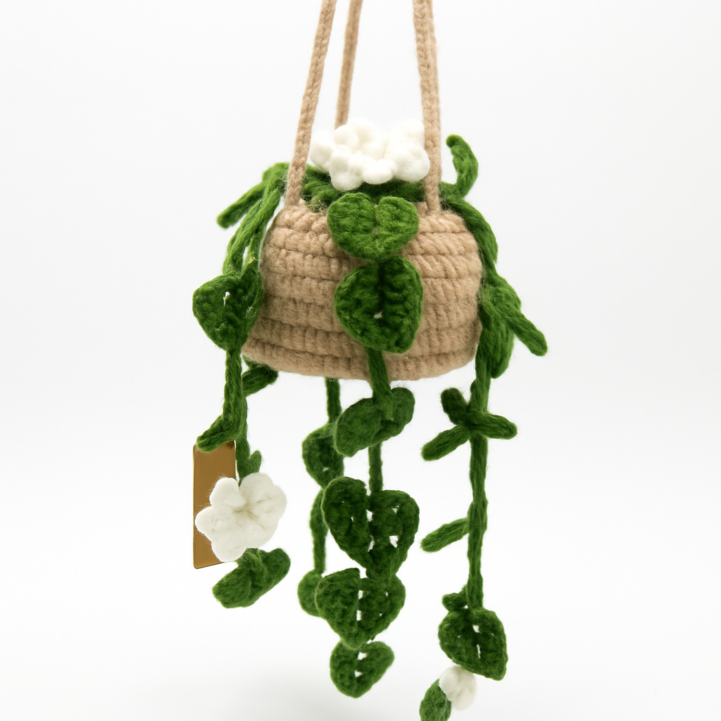 Crochet Hanging Planter