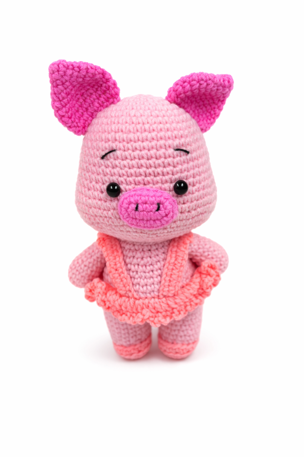 Crochet Pig Plushie with Dress