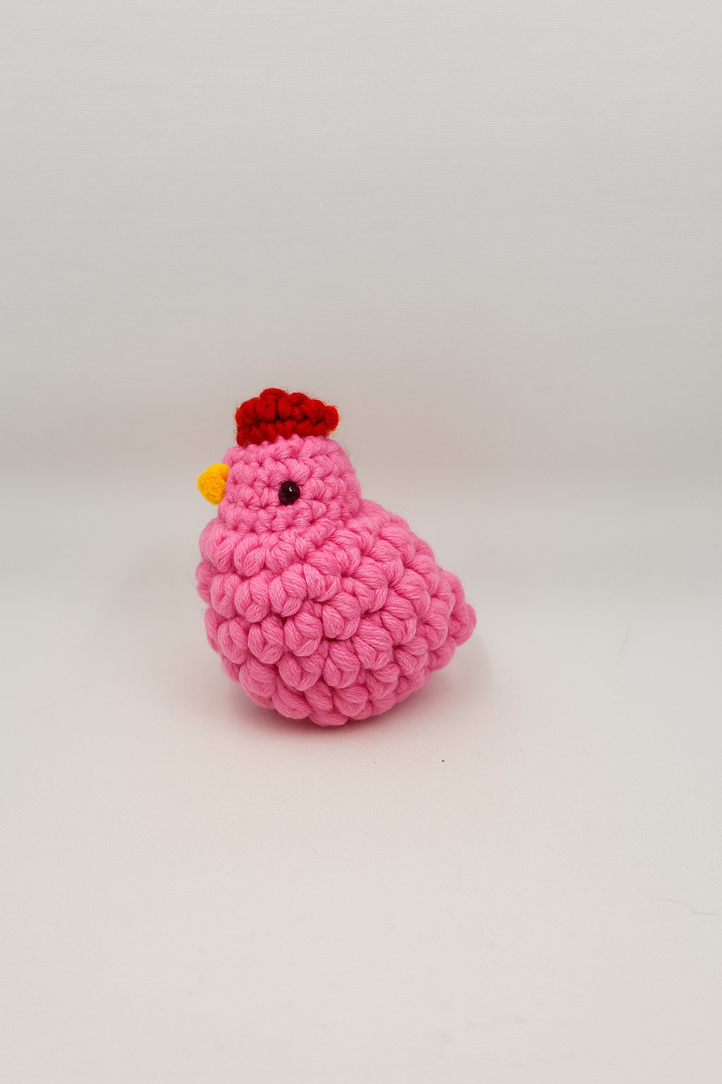 Crochet Chicken Keychain