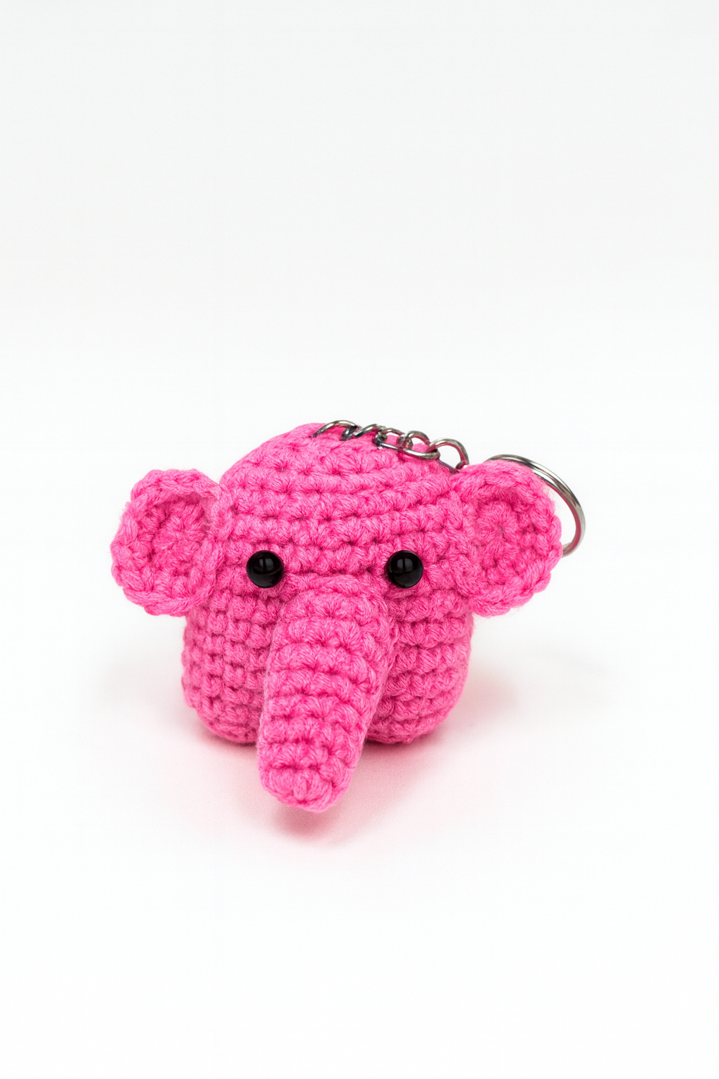 Crochet Elephant Keychain