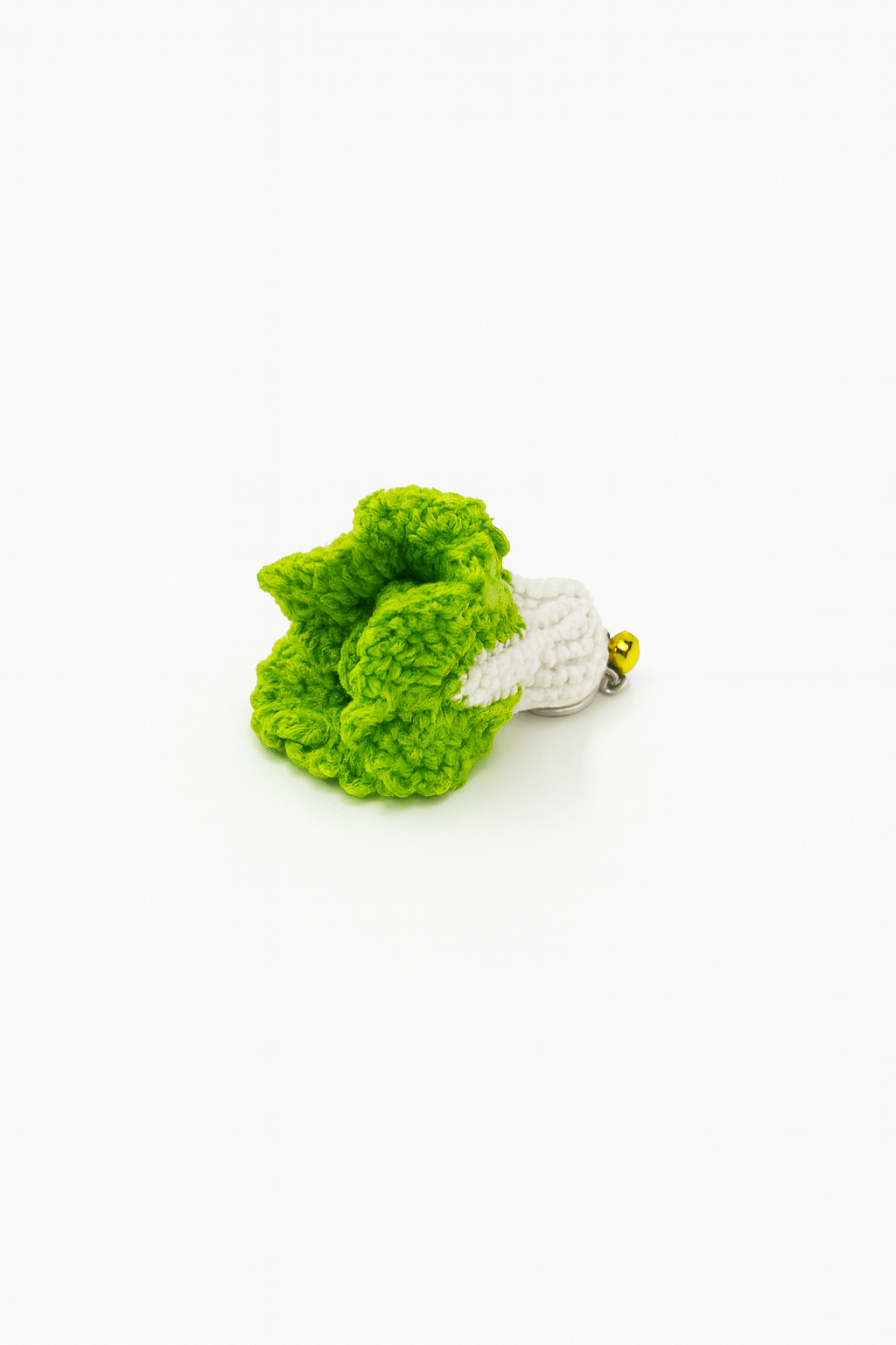 Crochet Lettuce Keychain