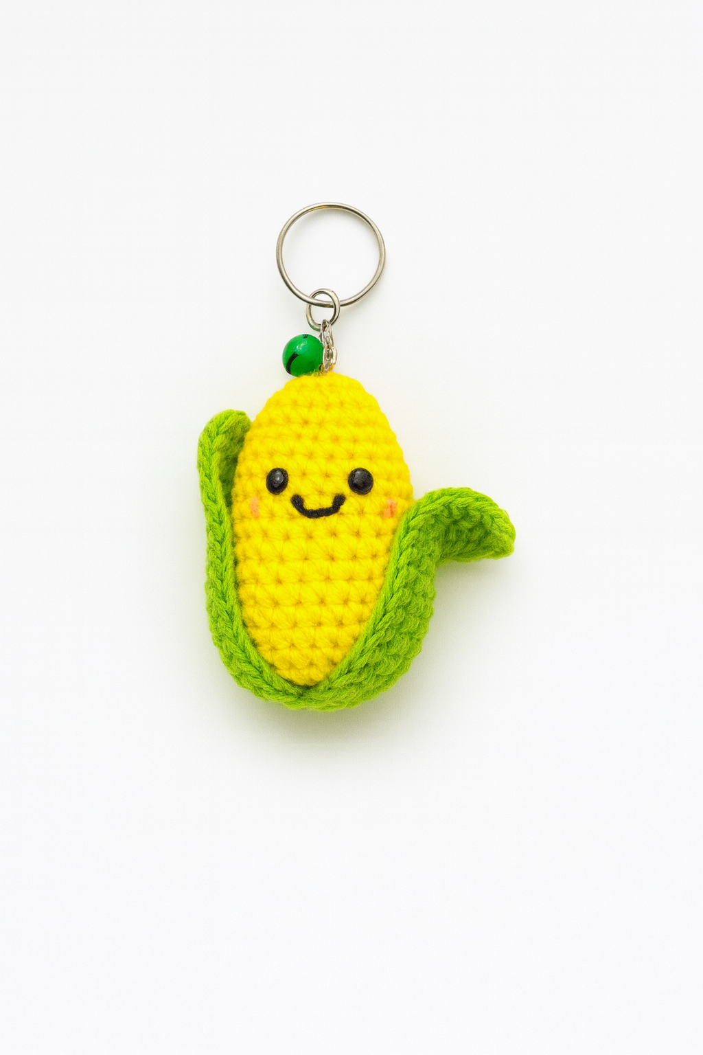 Crochet Corn Keychain