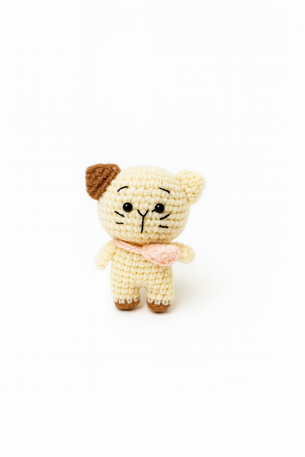Crochet Cat with Bag Plushie