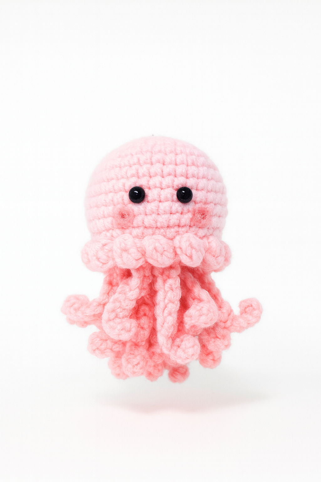 Crochet Jellyfish Keychain