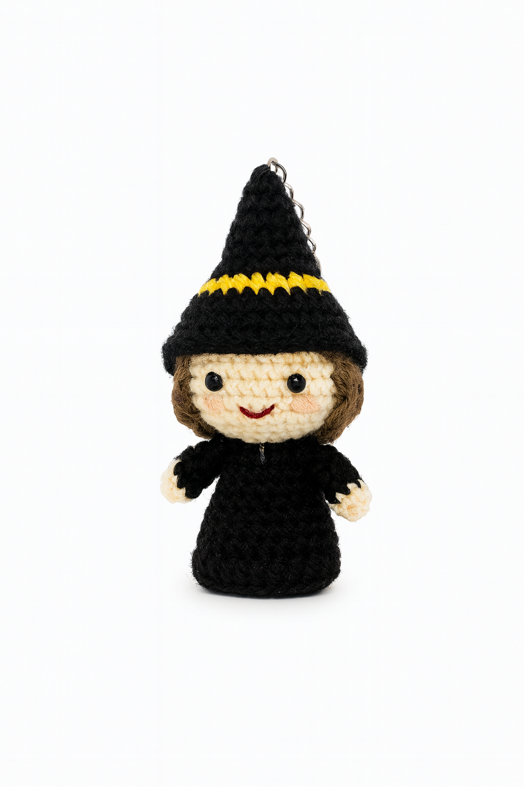Crochet Witch Keychain