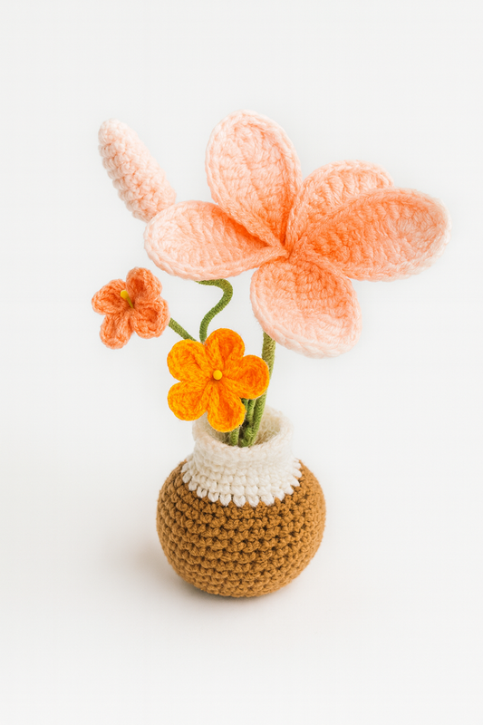 Orange Multi Flower Arrangement in Vase