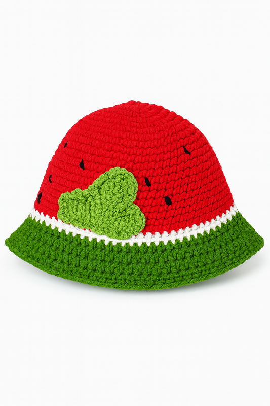 Crochet Watermelon Hat