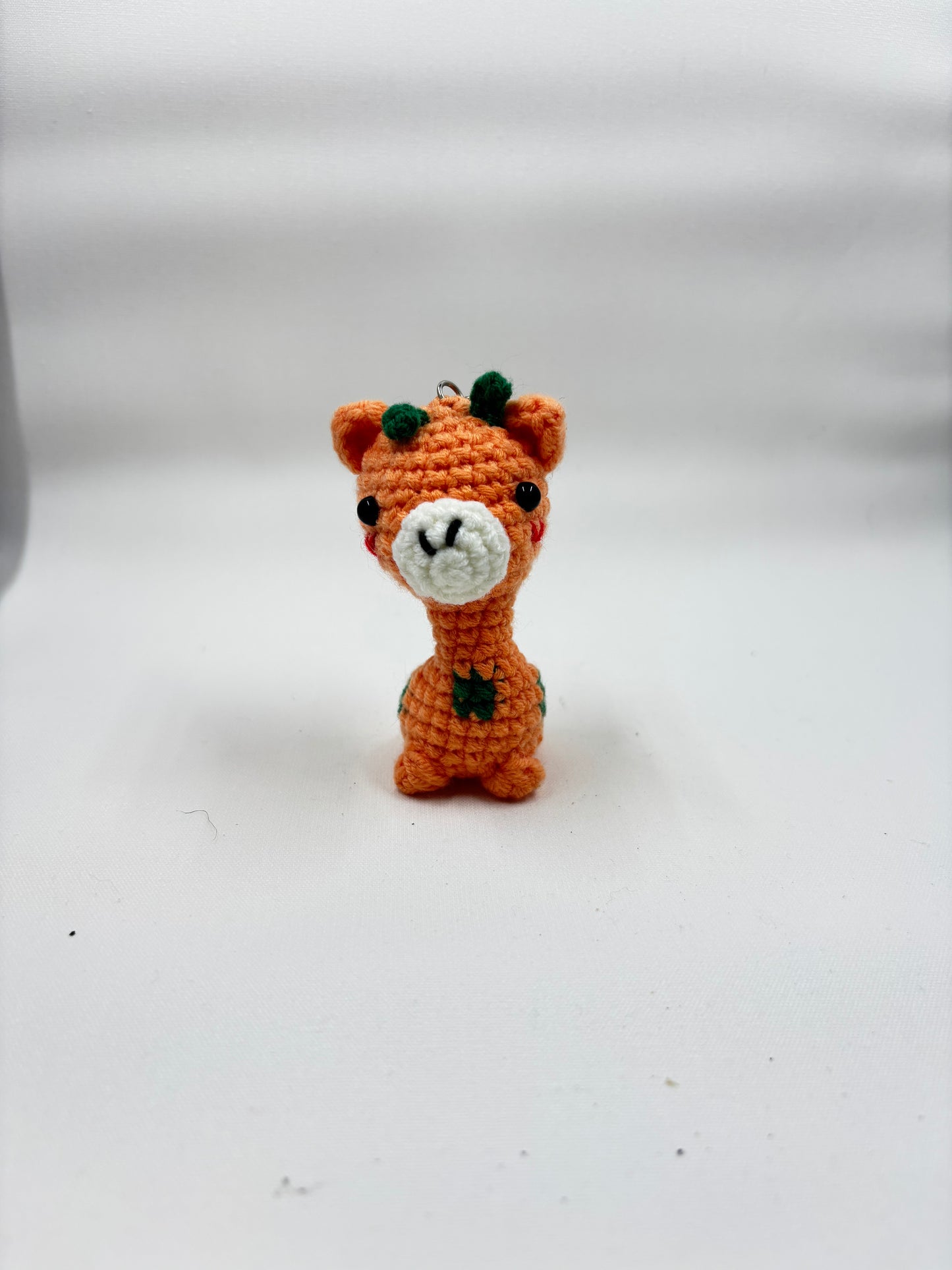 Crochet Baby Giraffe Keychain