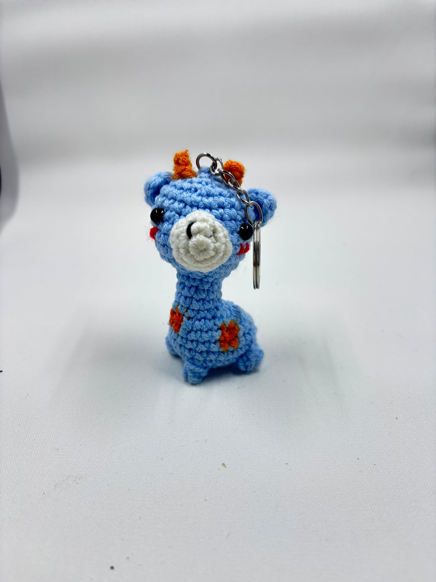Crochet Baby Giraffe Keychain