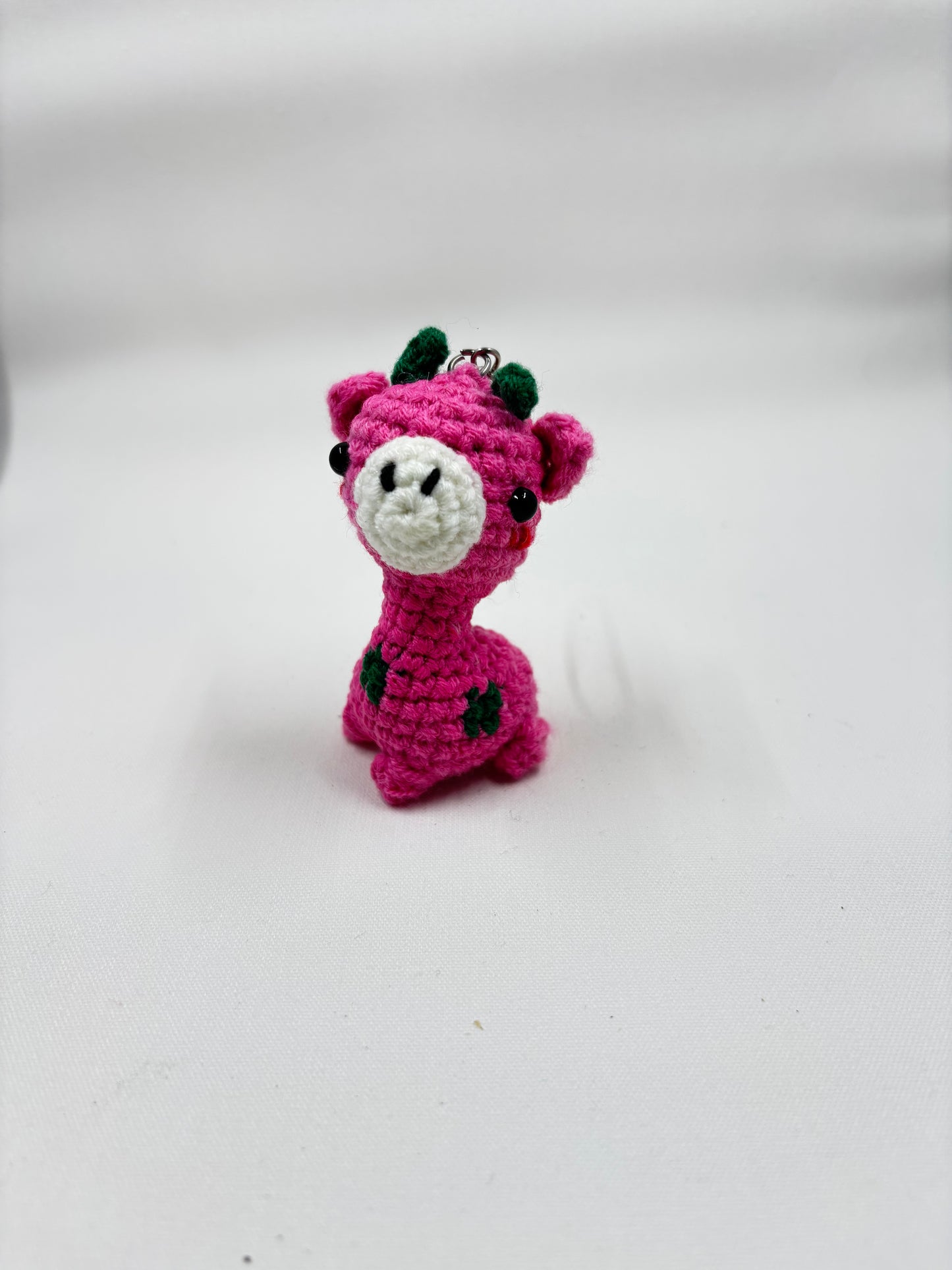 Crochet Baby Giraffe Keychain