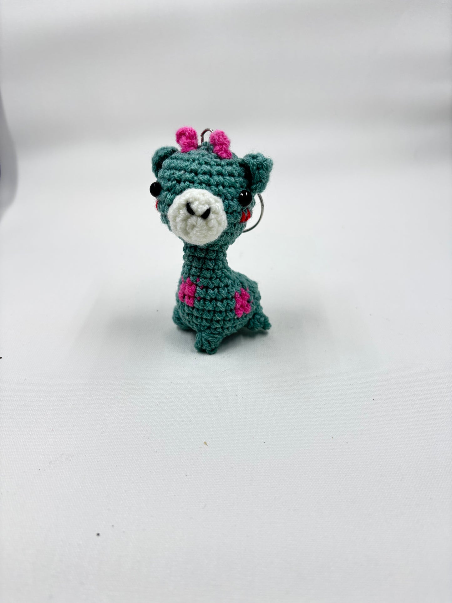 Crochet Baby Giraffe Keychain