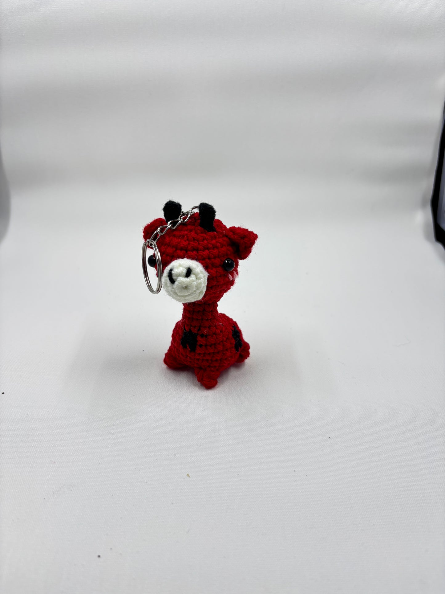 Crochet Baby Giraffe Keychain