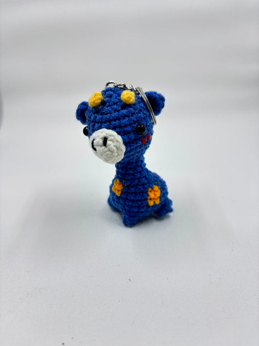 Crochet Baby Giraffe Keychain