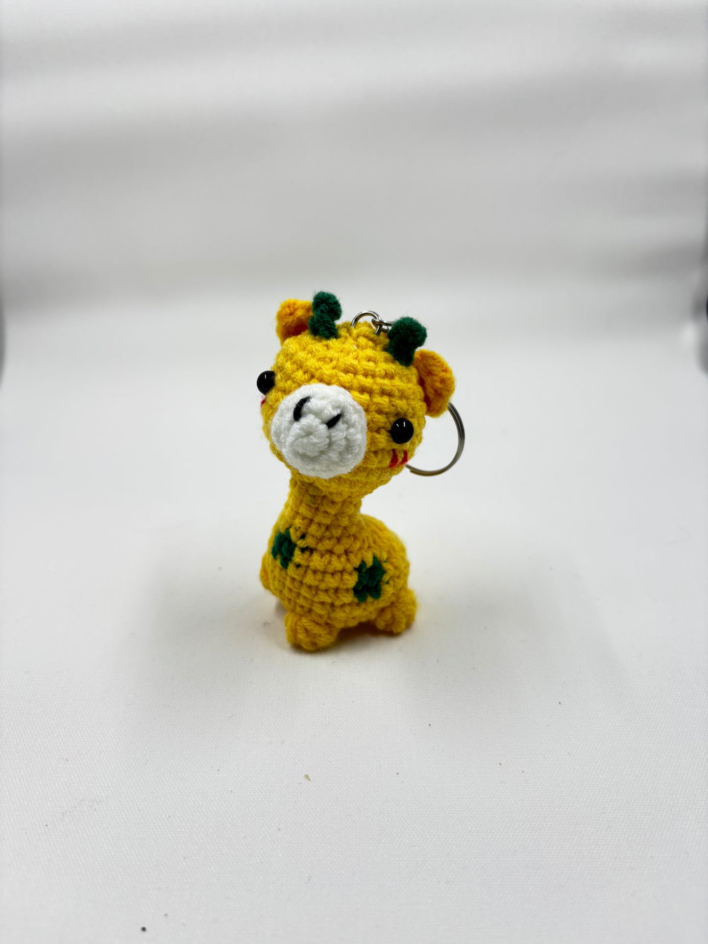 Crochet Baby Giraffe Keychain